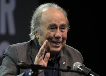 El cantautor español Joan Manuel Serrat. Foto: AFP