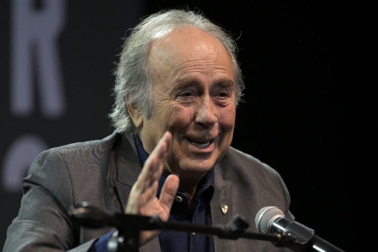 El cantautor español Joan Manuel Serrat. Foto: AFP