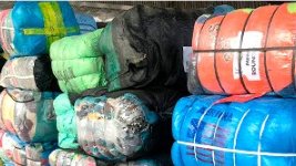 Aduana incauta 4,5 toneladas de ropa usada en Tarija