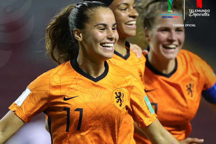 Países Bajos pasa a cuartos del Mundial femenino Sub20 al golear 4-1 a Ghana