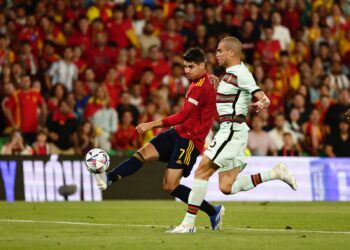 España y Portugal empatan 1-1 en el inicio de la Liga de Naciones