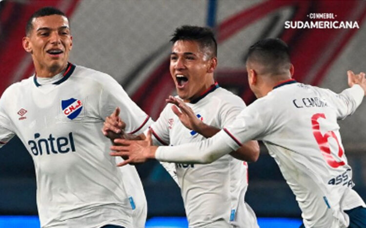 El uruguayo Nacional derrota 2-0 a Unión en la ida de octavos de la Sudamericana