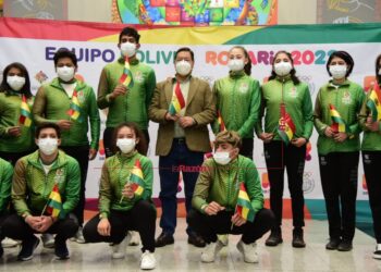 Arce pide máxima entrega a deportistas en los Juegos Suramericanos Rosario 2022
