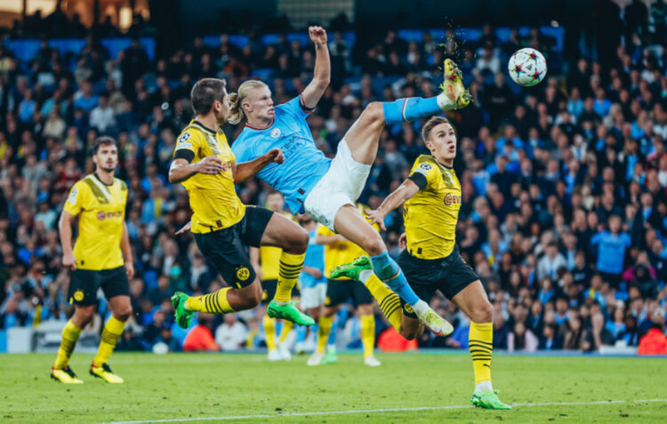 El City remonta y gana 2-1 al Borussia Dortmund en la Liga de Campeones