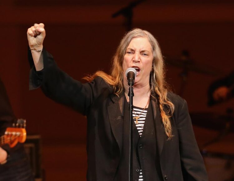 Patti Smith encuentra su verdadera voz artística. Foto: AFP