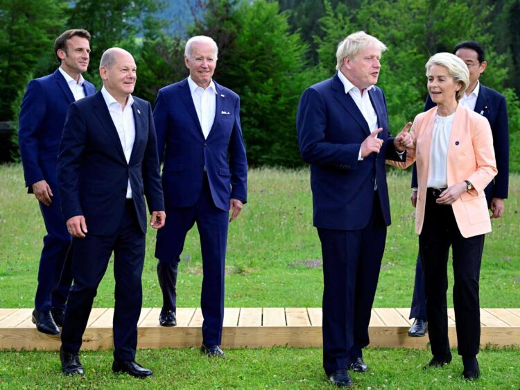 Los líderes del G7 se burlan de la imagen de hombre fuerte de Putin