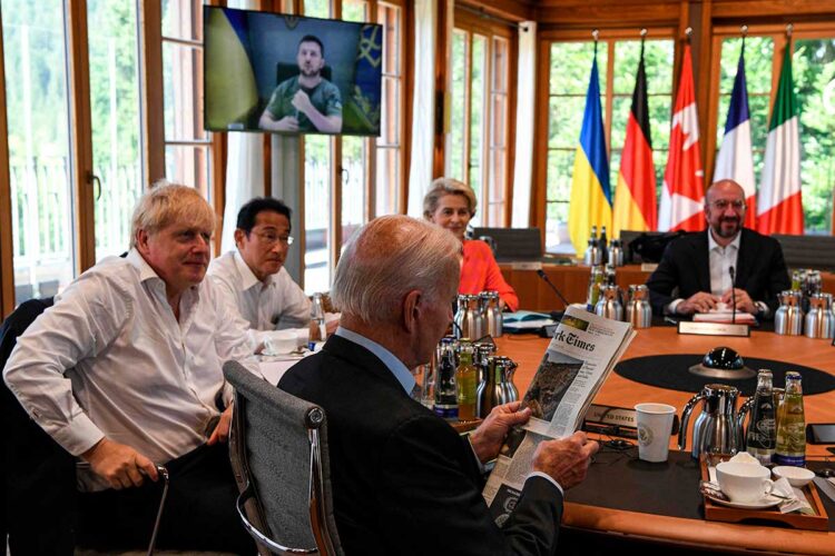 Zelenski dice al G7 que ‘ahora no es el momento para negociaciones’ con Rusia