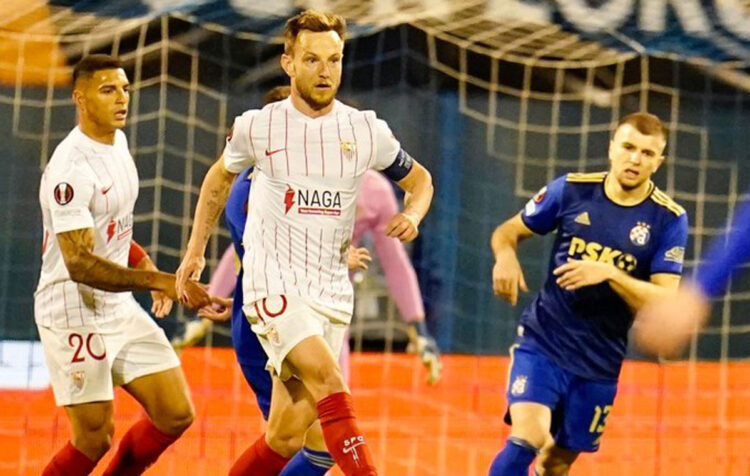 El Sevilla avanza a octavos de Europa League pese a perder en Zagreb