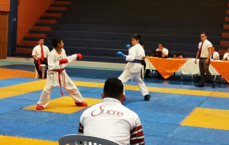 Sucre recibe el último clasificatorio para la selección permanente de karate