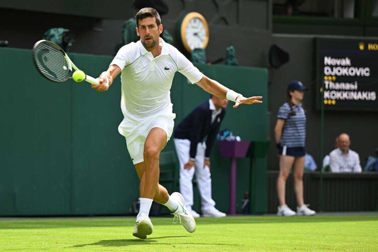 Djokovic pasa con comodidad a tercera ronda de Wimbledon