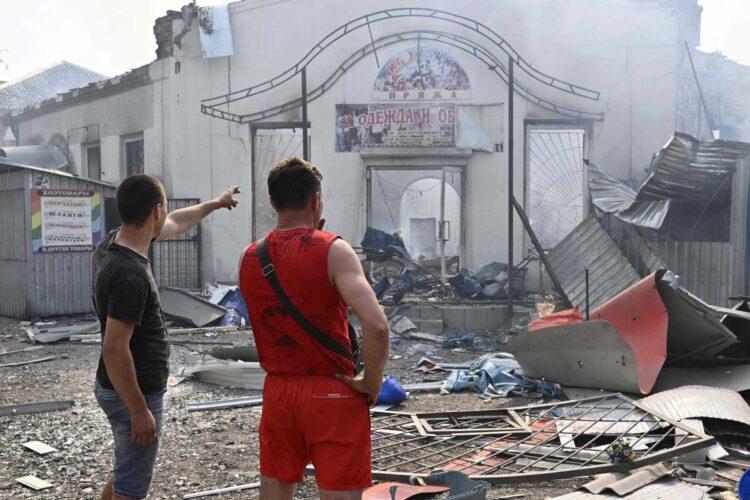 Bombardeos rusos ‘masivos’ sobre Sloviansk, en el este de Ucrania
