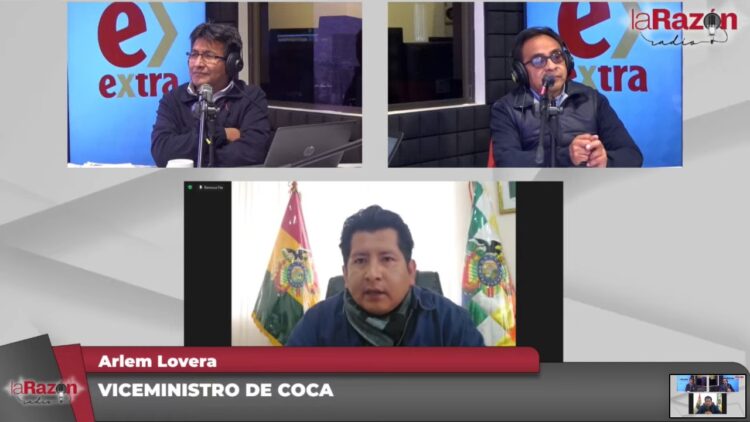 Viceministro de Coca. Foto: La Razón Radio