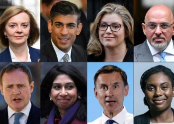Ocho candidatos competirán para ser primer ministro británico