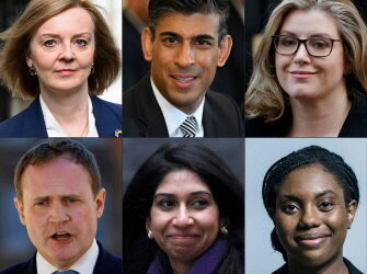 Seis candidatos para suceder a Johnson en el Reino Unido tras primera votación