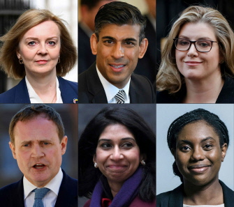 Seis candidatos para suceder a Johnson en el Reino Unido tras primera votación
