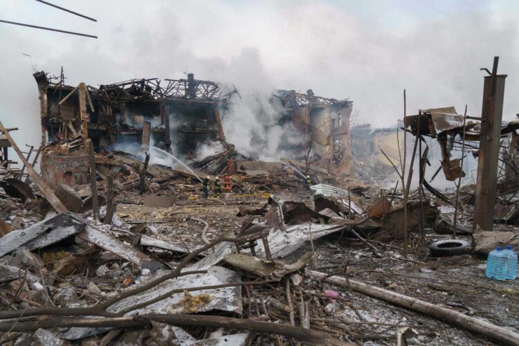 Rusia bombardea la ciudad de Dnipro, en el centro de Ucrania