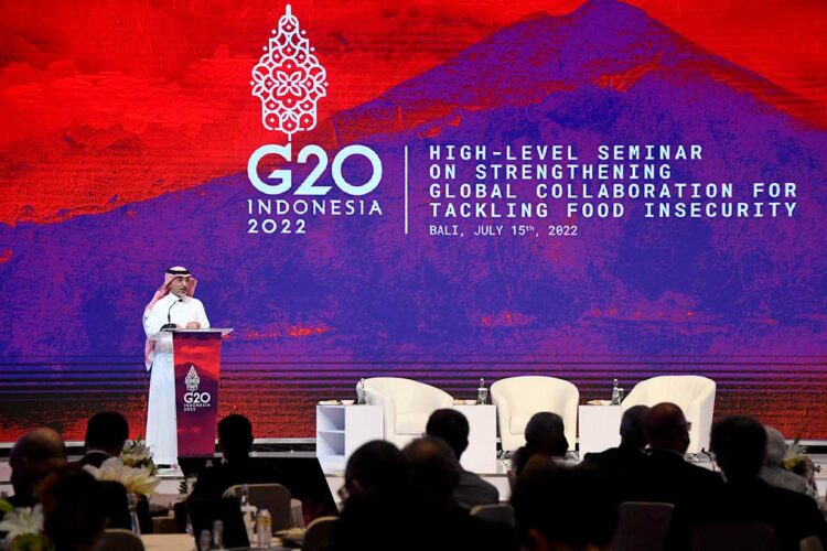 El G20 abre cita en Indonesia con repudio a  la guerra en Ucrania