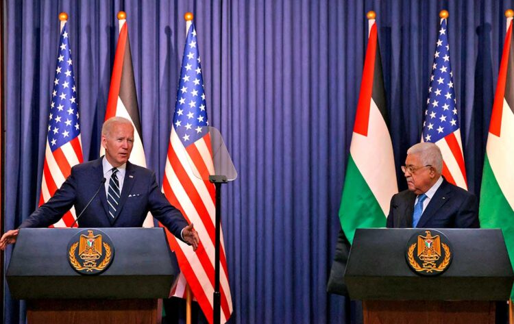 Biden dice que los palestinos necesitan ‘un horizonte político’ hacia la paz