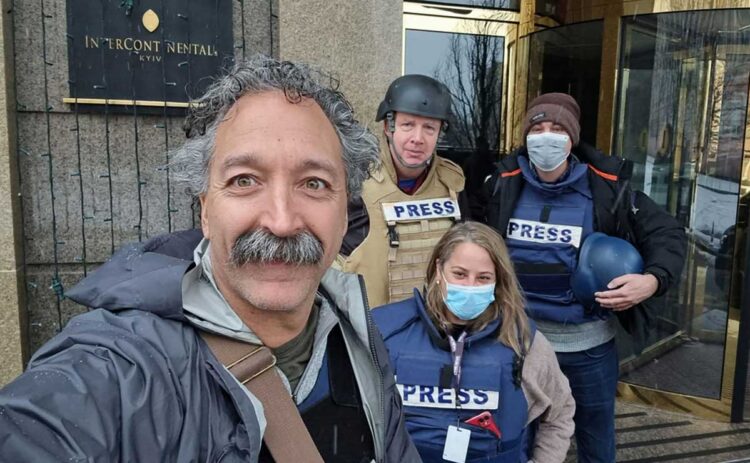 La guerra en Ucrania, terreno minado para periodistas