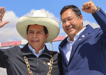 Presidente de Bolivia, Luis Arce, y su homólogo peruano Pedro Castillo reafirman su alianza.