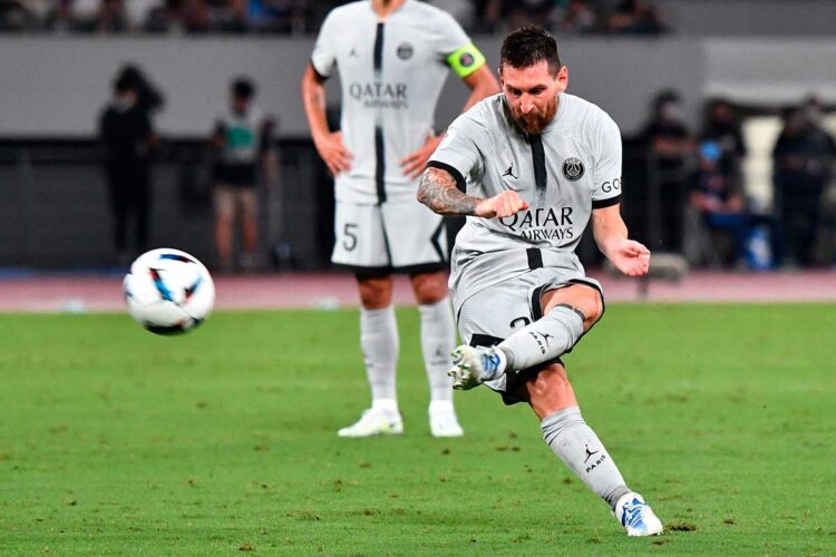Messi guía al PSG al triunfo en primer amistoso de la gira por Japón
