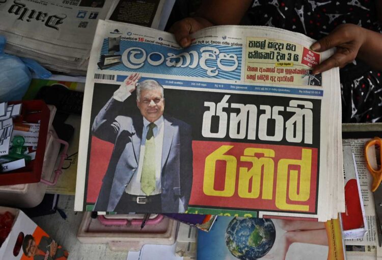 Nuevo presidente busca un gobierno de unidad en una Sri Lanka en crisis