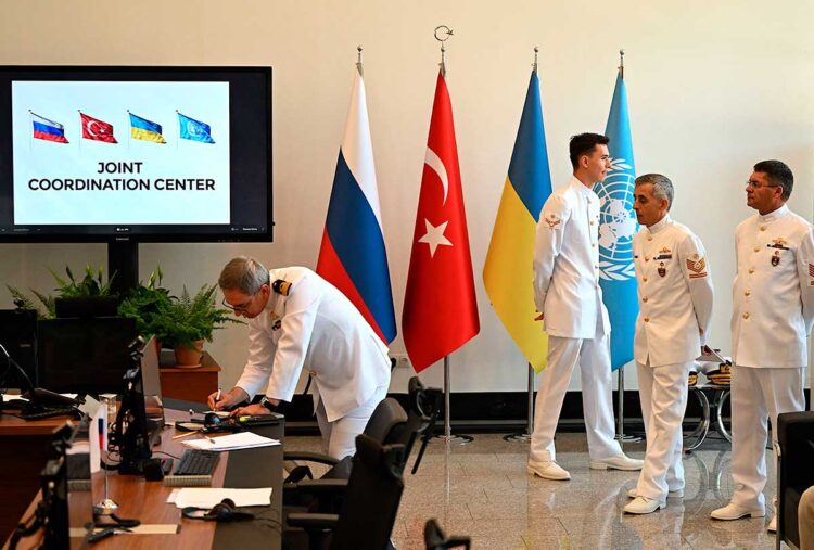 Centro de coordinación para exportación de cereales ucranianos se abre en Estambul