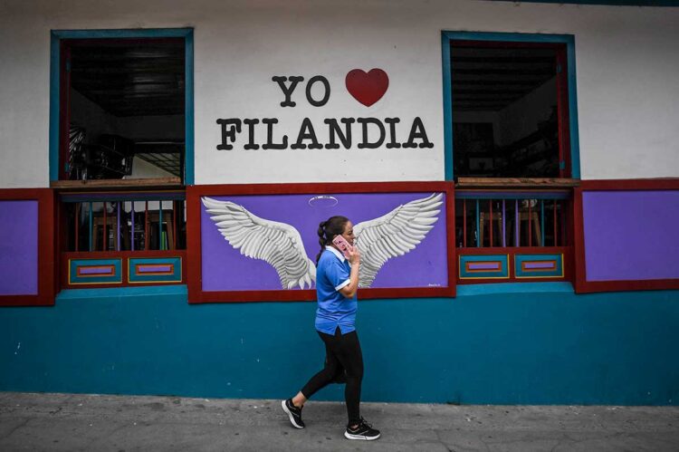 Filandia, el pueblo de Colombia que sonríe por el dólar fuerte de las remesas