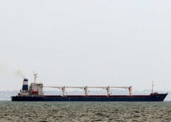 Primer buque con grano ucraniano zarpa del puerto de Odesa