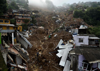 Lluvias torrenciales ya dejan 78 muertos cerca de Rio de Janeiro