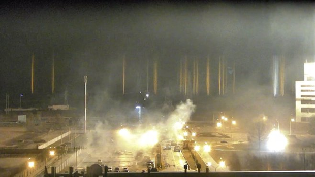 Incendio en una planta nuclear de Ucrania tras bombardeo ruso
