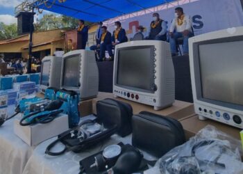 El Gobierno entrega equipamiento, medicamentos e insumos a municipios de Tarija por Bs 46,2 MM