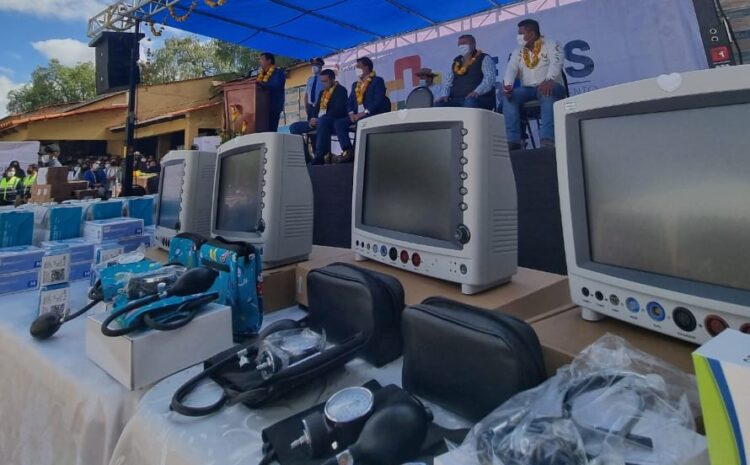 El Gobierno entrega equipamiento, medicamentos e insumos a municipios de Tarija por Bs 46,2 MM