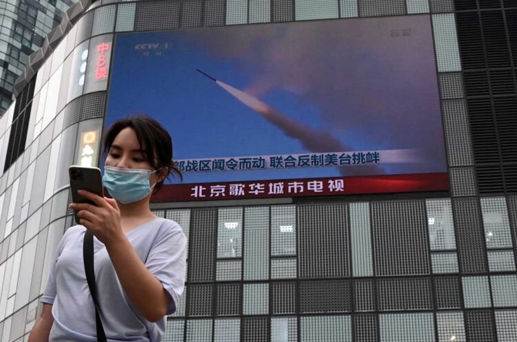 China inicia grandes maniobras militares alrededor de Taiwán tras visita de Pelosi