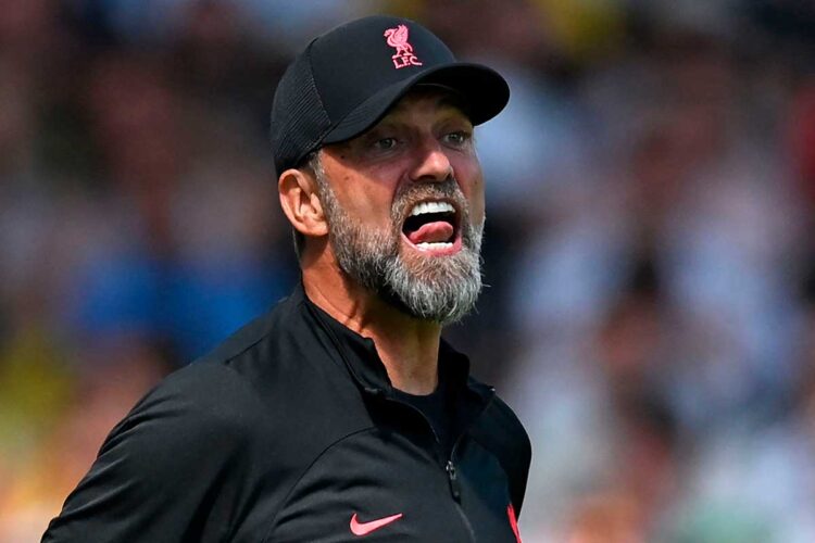 Liverpool descarta comprar jugadores por pánico pese a lesión de Thiago, dice Klopp