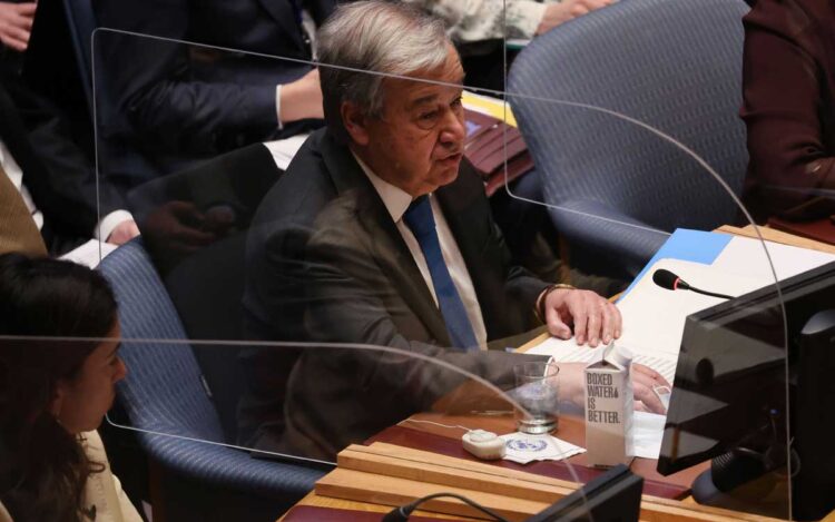 La guerra en Ucrania afecta a más de 1.000 millones de personas en el mundo, dice el jefe de la ONU