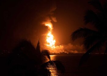 Se incendia tercer tanque de combustible en el oeste de Cuba