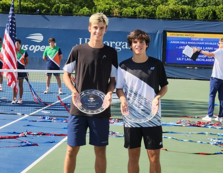 El tenista boliviano Prado es subcampeón de dobles en el US Open Junior