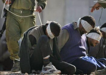 Presos palestinos en huelga de hambre . Foto: prensalatina.cu
