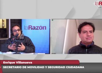 El secretario municipal de Movilidad de la alcaldía paceña, Enrique Villanueva. Foto: La Razón Radio