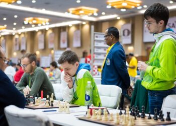 Bolivia, equipo de varones, derrota a Argelia en la Olimpiada Mundial