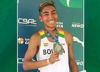 Cadima gana la presea de plata en el Sudamericano de Atletismo U-18