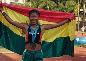 Mateo logra bronce en el Sudamericano U-18 de atletismo