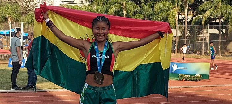 Mateo logra bronce en el Sudamericano U-18 de atletismo