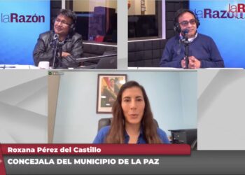 Concejal de La Paz Roxana Pérez Del Castillo. Foto: Captura