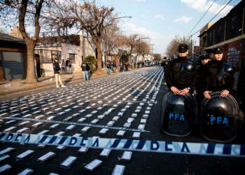 Argentina decomisa 1,6 tonelada de cocaína con destino a Dubái
