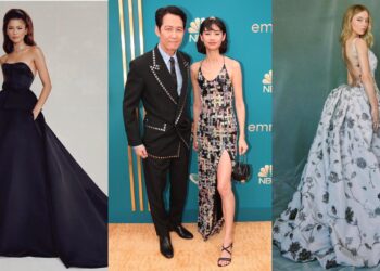 Rosas, metálicos y el clásico negro: estrellas de la televisión desfilan hacia los Emmy