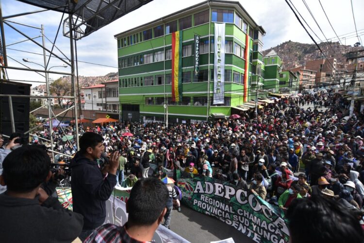 Cocaleros van a cabildo el lunes para exigir liberación de sus líderes e incluyen el Censo en su agenda