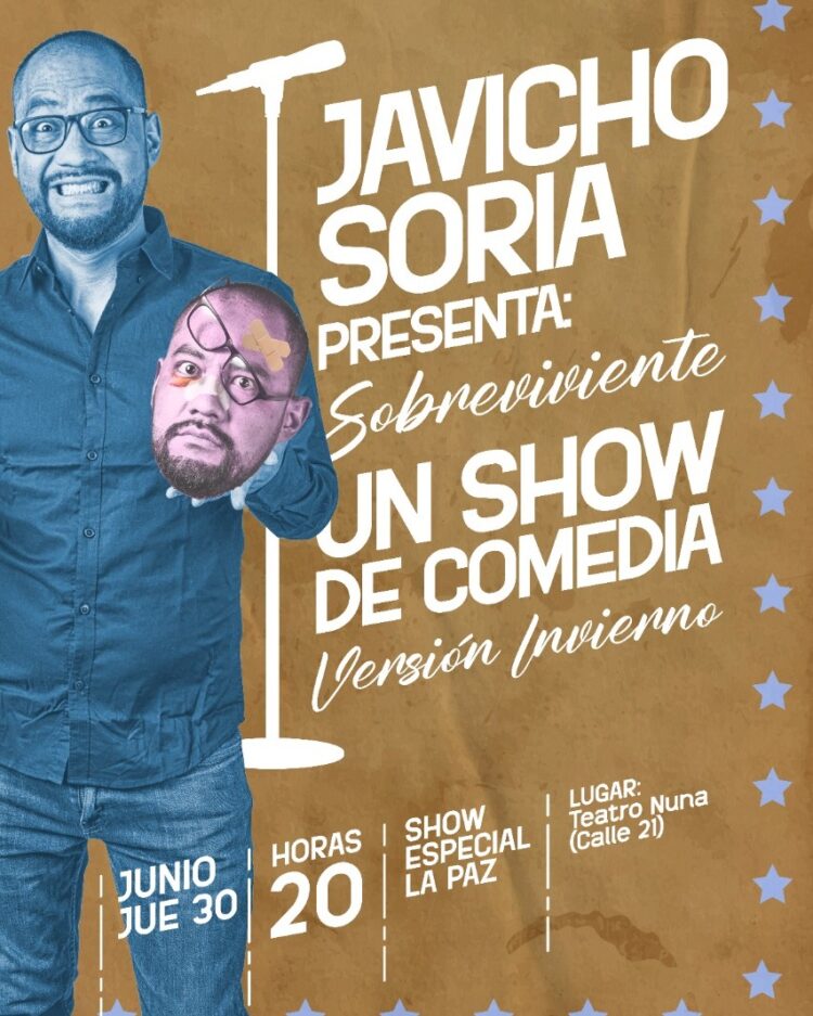 Afiche promocional de Javicho Soria. Foto: Facebook.