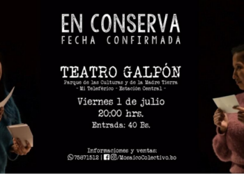 Afiche promocional de la obra 'En conserva'. Foto: Mosaico Colectivo.